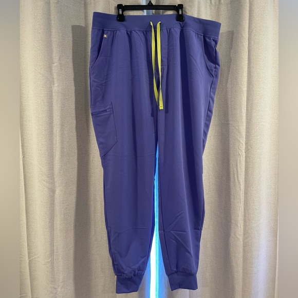 Figs Zamora Jogger Pants. Blueberry XXL Tall - Picture 2 of 3